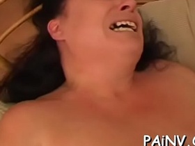 slut that wants pain gets totally fastened up and t.