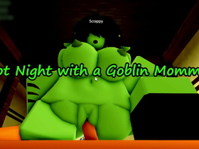 a hot night with a goblin girl